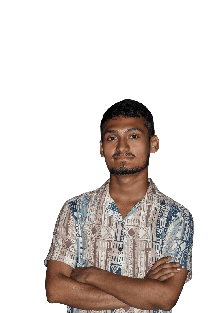 Hasnnain Hosen, AI SEO Specialist posing confidently for homepage of AI SEO services website